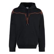 Gedrukte hoodie Marcelo Burlon , Black , Heren