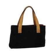 Pre-owned Suede handbags Celine Vintage , Black , Dames