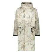 Gedrukte Katoenen Parka Jas A-Cold-Wall , Multicolor , Heren