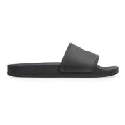 County Cross rubberen slides Marcelo Burlon , Black , Heren