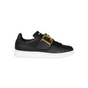 Leren lage sneakers Dsquared2 , Black , Dames