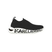 Contrasterende lage sneakers Karl Lagerfeld , Black , Dames