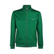 Contrasterend Logo Techno Sweatshirt Les Deux , Green , Heren