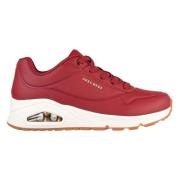 Uno Sneakers Skechers , Red , Dames