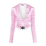 Stijlvolle TOP voor modeliefhebbers Versace , Pink , Dames