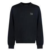 Katoenen Crew-Neck Sweatshirt Dolce & Gabbana , Blue , Heren