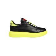 Contrasterende Low-Top Sneakers Love Moschino , Black , Dames