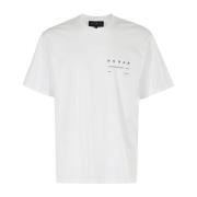 Casual Katoenen T-shirt Hogan , White , Heren