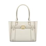 Geometrische Tote Tas Ivoor Synthetisch Pollini , Beige , Dames