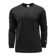 Heren Longsleeve Shirt Champion , Black , Heren