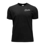 Heren T-shirt met geborduurd logo Champion , Black , Heren