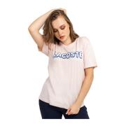 Dames T-shirt Tf0202-02P Roze Lacoste , Pink , Dames