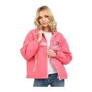 Roze Windjack Oversize Tommy Hilfiger , Pink , Dames