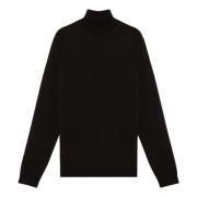 Trui Turtleneck Roberto Collina , Brown , Heren