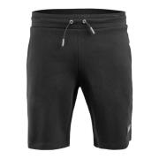 Heren Shorts Zwart Katoen Emporio Armani EA7 , Black , Heren