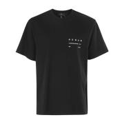 Casual Katoenen T-shirt Hogan , Black , Heren