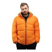 Heren Puffer Jas, Oranje, Regular Fit Tommy Hilfiger , Orange , Heren