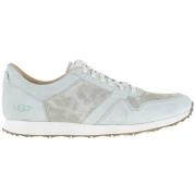 Sporty Trigo Suede Camo Sneakers UGG , White , Dames