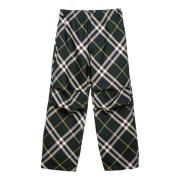 Regular Fit Broek Burberry , Green , Heren