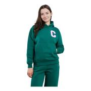 Groene Dames Sweatshirt 116630-Gs571-Avt Champion , Green , Dames