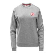 1960 Logo Dames Sweatshirt Grijs Melange Fjällräven , Gray , Dames