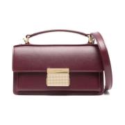 Burgundy Venezia Small Bag Golden Goose , Purple , Dames