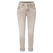 Rijke Slim Authentiek Denim Jeans MAC , Beige , Dames