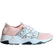 Italiaanse Mesh Sneakers Stijlvol Ontwerp Napapijri , Pink , Dames