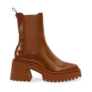 Patent Chelsea Laarzen Cognac Steve Madden , Brown , Dames