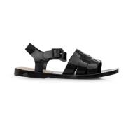 Zwarte Basket Sandalen Melissa , Black , Dames