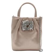 Kleine Bouquet Schoudertas Roger Vivier , Beige , Dames