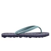 Blauwe Textiel Slippers Asportuguesas , Blue , Dames