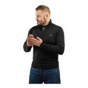 Heren Trui Zwart Katoen Hugo Boss , Black , Heren