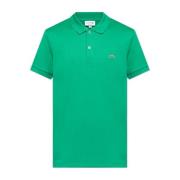 Polo met logo Lacoste , Green , Heren