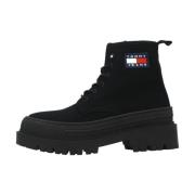 Lace-up Boots Tommy Hilfiger , Black , Dames