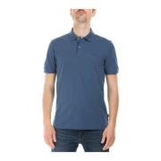 Katoenen Polo Shirt Hugo Boss , Blue , Heren