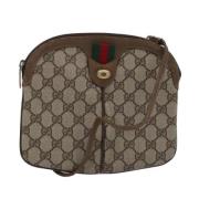 Pre-owned Leather gucci-bags Gucci Vintage , Beige , Dames