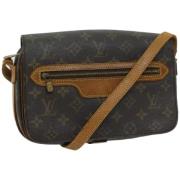 Pre-owned Canvas shoulder-bags Louis Vuitton Vintage , Brown , Dames