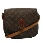 Pre-owned Canvas louis-vuitton-bags Louis Vuitton Vintage , Brown , Da...