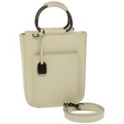 Pre-owned Leather handbags Gucci Vintage , Beige , Dames