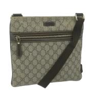 Pre-owned Leather gucci-bags Gucci Vintage , Beige , Dames