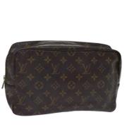 Pre-owned Canvas clutches Louis Vuitton Vintage , Brown , Dames