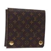 Pre-owned Canvas pouches Louis Vuitton Vintage , Brown , Dames