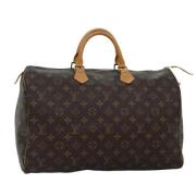 Pre-owned Canvas handbags Louis Vuitton Vintage , Brown , Dames