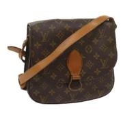 Pre-owned Canvas shoulder-bags Louis Vuitton Vintage , Brown , Dames