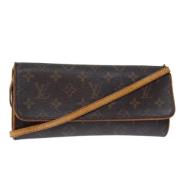 Pre-owned Canvas shoulder-bags Louis Vuitton Vintage , Brown , Dames