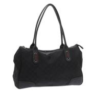 Pre-owned Canvas totes Gucci Vintage , Black , Dames