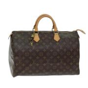 Pre-owned Canvas handbags Louis Vuitton Vintage , Brown , Dames