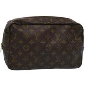 Pre-owned Canvas clutches Louis Vuitton Vintage , Brown , Dames