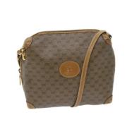 Pre-owned Leather gucci-bags Gucci Vintage , Beige , Dames